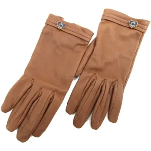 Pre-owned Accessories, unisex, , Size: ONE SIZE Pre-owned Fabric gloves - Hermès Vintage - Modalova