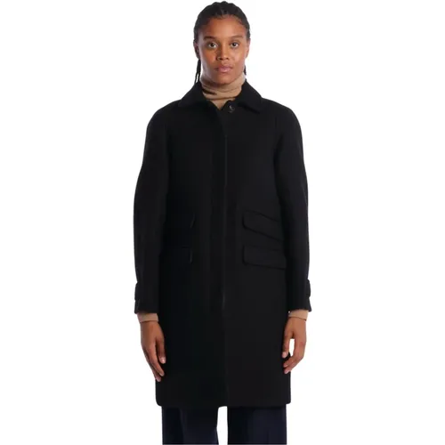 Stylish Double Pocket Coat , female, Sizes: S - Soeur - Modalova