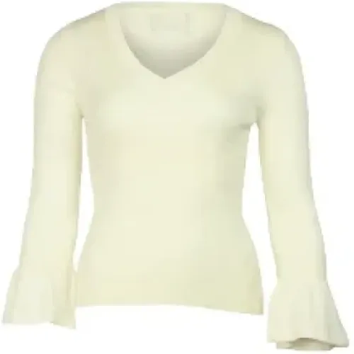 Pre-owned Wool tops , female, Sizes: S - Moschino Pre-Owned - Modalova