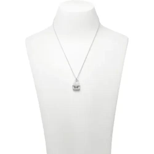 Pre-owned Jewellery, female, , Size: ONE SIZE Pre-owned Silver necklaces - Hermès Vintage - Modalova