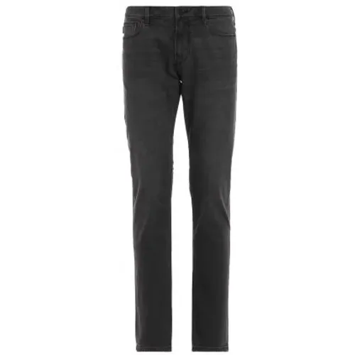 Slim Fline Jeans mit 5 Taschen , Herren, Größe: W34 - Emporio Armani - Modalova