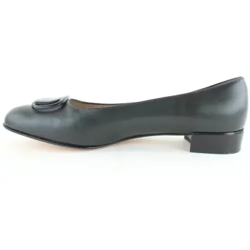 Pre-owned Flats, female, , Size: 8 1/2 US Pre-owned Fabric flats - Salvatore Ferragamo Pre-owned - Modalova