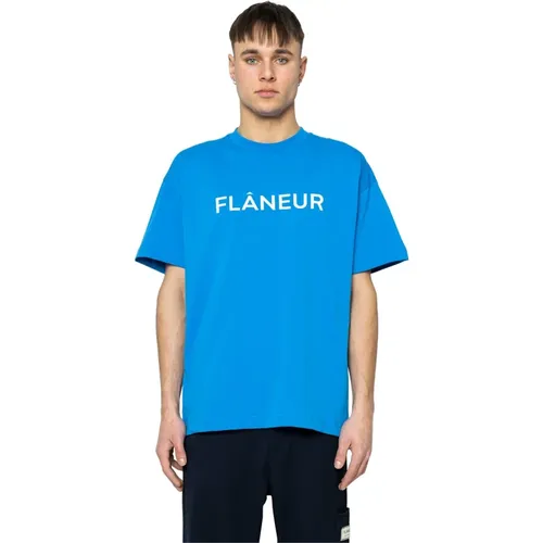 Logo T-Shirt , male, Sizes: XL - Flaneur Homme - Modalova