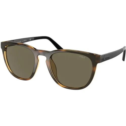 Sunglasses, male, , Size: ONE SIZE Acetate Sunglasses with Lens - Ralph Lauren - Modalova