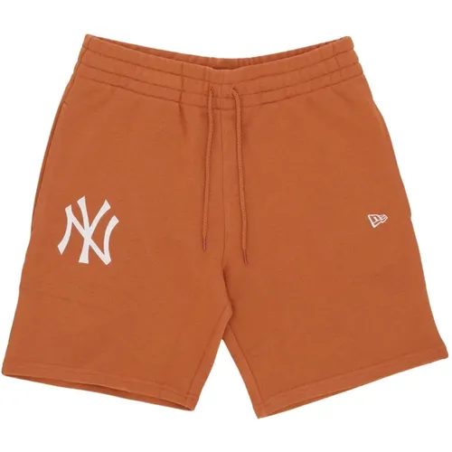 Casual Shorts, male, , Size: M Yankees Celebration Shorts Toffee/White - new era - Modalova