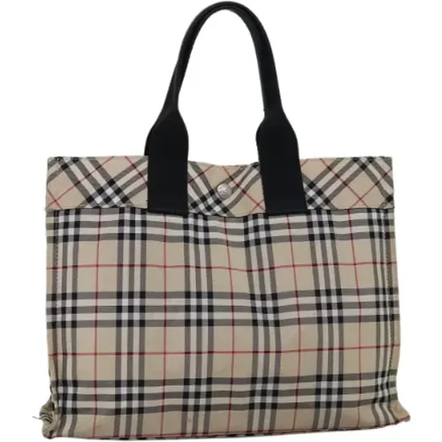 Pre-owned Tote Bags, female, , Size: ONE SIZE Pre-owned Nylon handbags - Burberry Vintage - Modalova