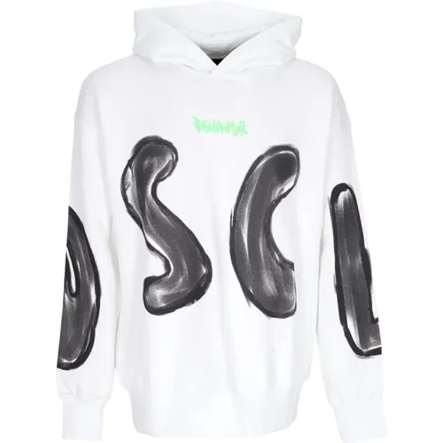 Weiße Logo Hoodie Leicht Herren , Herren, Größe: M - Disclaimer - Modalova