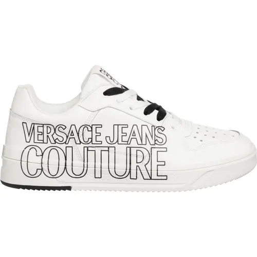 Sneakers, male, , Size: 9 US Patterned Starlight Sneakers with Laces Closure - Versace Jeans Couture - Modalova