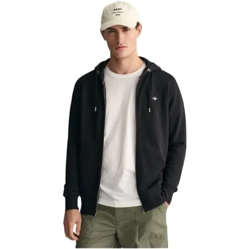 Zip-throughs, male, , Size: L Zip-throughs - Gant - Modalova