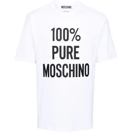 T-Shirts, male, , Size: 2XL T-shirts and Polos - Moschino - Modalova