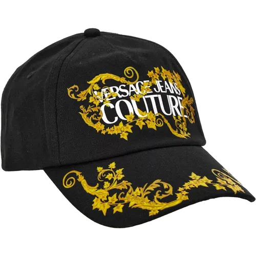 Caps, male, , Size: ONE SIZE Hats - Versace Jeans Couture - Modalova