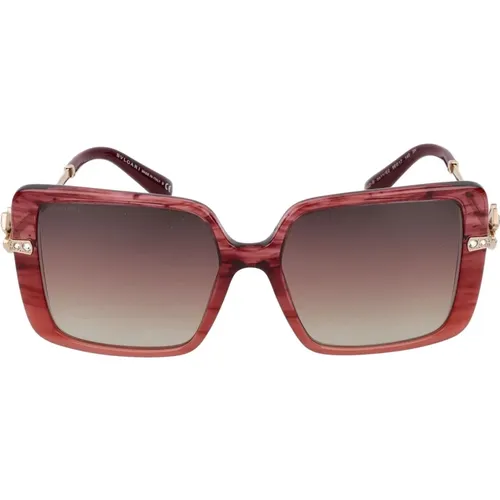 B Sunglasses , female, Sizes: 56 MM - Bvlgari - Modalova