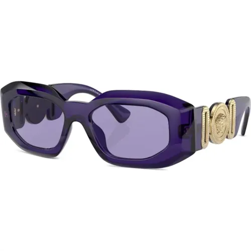 Ve4425U 54191A Sunglasses , female, Sizes: 53 MM - Versace - Modalova