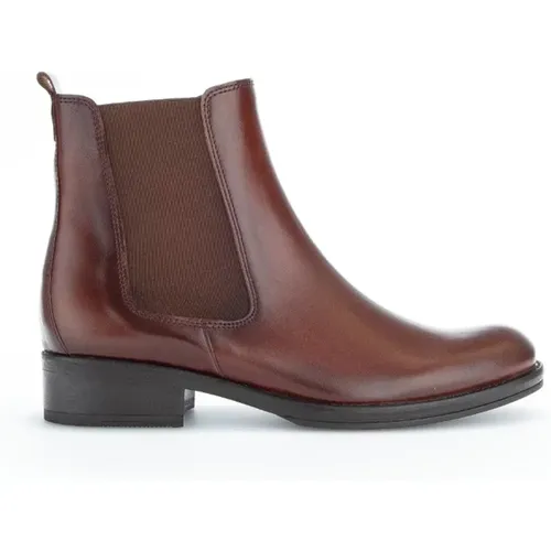 Moderne Chelsea Boots aus glattem Leder , Damen, Größe: 40 EU - Gabor - Modalova