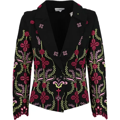 Blazers, female, , Size: XS Embroidered Women's Jacket - Charo Ruiz Ibiza - Modalova