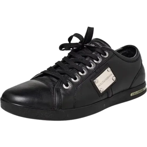 Pre-owned Leder sneakers - Dolce & Gabbana Pre-owned - Modalova