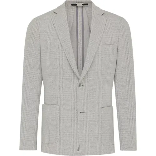 Blazers, male, , Size: L Colberts Light Grey Blazer - Gentiluomo - Modalova