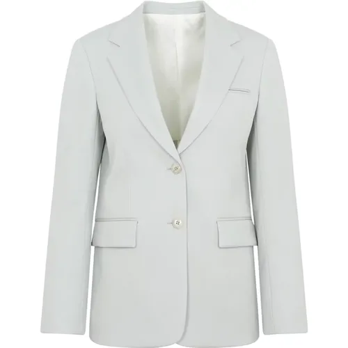 Sage Wool Blazer , female, Sizes: S - Lanvin - Modalova