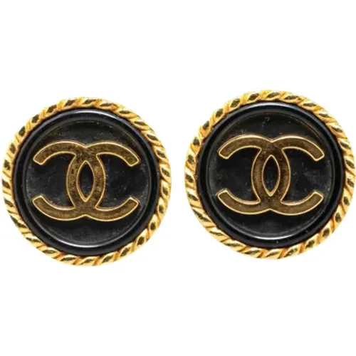 Pre-owned Jewellery, female, , Size: ONE SIZE Pre-owned Plastic earrings - Chanel Vintage - Modalova