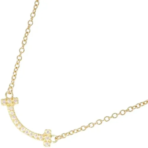 Pre-owned Jewellery, female, , Size: ONE SIZE Pre-owned Gold necklaces - Tiffany & Co. Pre-owned - Modalova