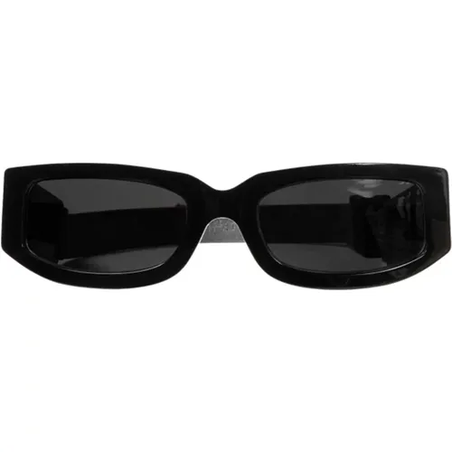Geometrische schwarze Sonnenbrille , Herren, Größe: ONE Size - Sunnei - Modalova
