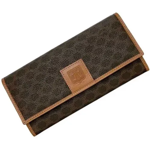 Pre-owned Leather wallets , female, Sizes: ONE SIZE - Celine Vintage - Modalova