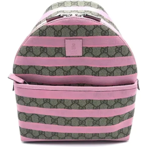 Pre-owned Backpacks, female, , Size: ONE SIZE Pre-owned Canvas gucci-bags - Gucci Vintage - Modalova