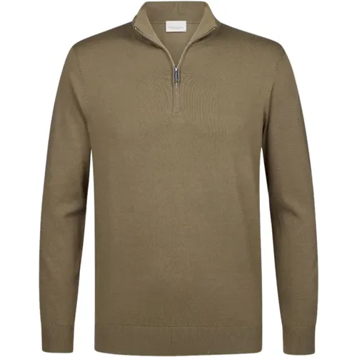 Dunkelgrüner Pullover , Herren, Größe: XL - Profuomo - Modalova