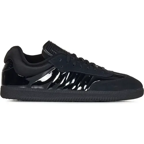 Schwarze Ledersneakers für Männer - Adidas - Modalova