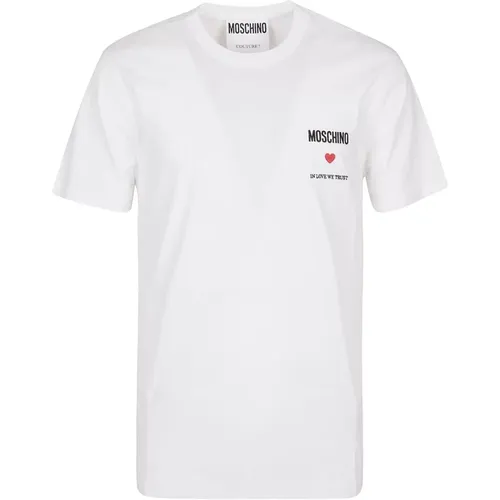 Fantasia T-Shirt , male, Sizes: M, L, XL - Moschino - Modalova
