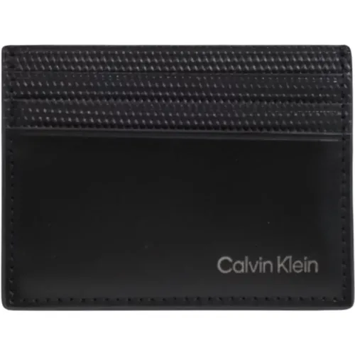 Wallets & Cardholders, male, , Size: ONE SIZE Mens Wallet Autumn/Winter Collection Leather - Calvin Klein - Modalova