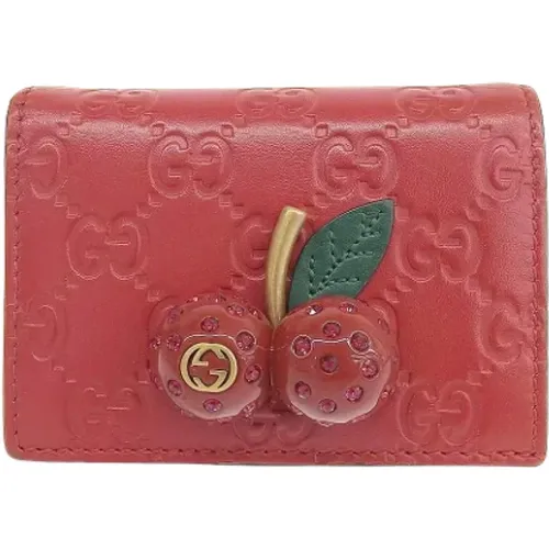 Pre-owned Leather wallets , female, Sizes: ONE SIZE - Gucci Vintage - Modalova