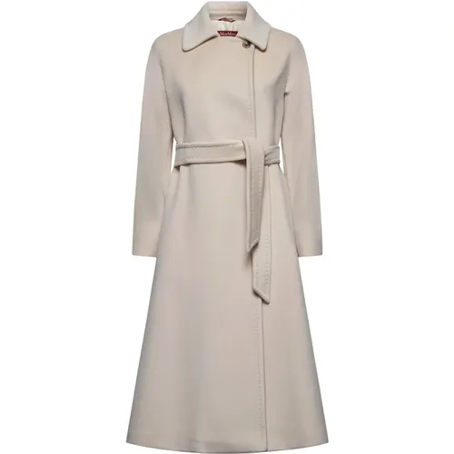 Baby Wool Coat with Belt , female, Sizes: 3XS - Max Mara Studio - Modalova