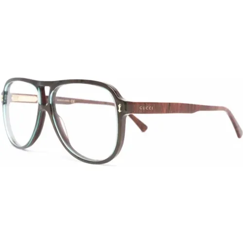 Glasses, male, , Size: 57 MM Gg1044O 003 Optical Frame - Gucci - Modalova