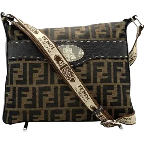 Pre-owned Cross Body Bags, female, , Size: ONE SIZE Pre-owned Canvas fendi-bags - Fendi Vintage - Modalova