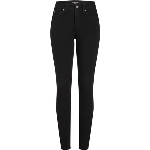 Schwarze Basic Rinsed Wash Skinny Jeans , Damen, Größe: M - CAMBIO - Modalova