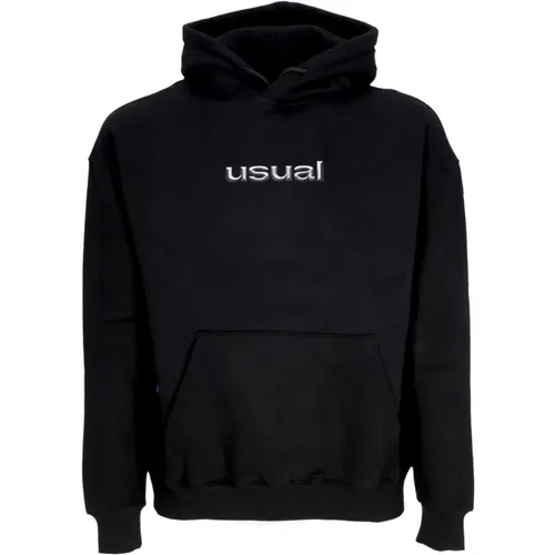 Metal Hoodie mit Fronttasche , Herren, Größe: S - Usual - Modalova