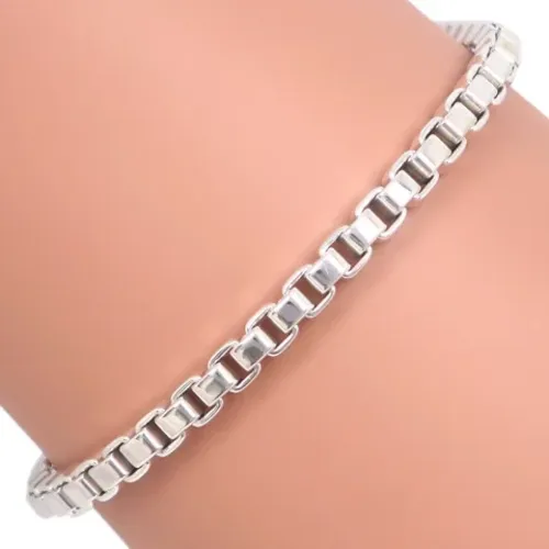 Pre-owned Jewellery, female, , Size: ONE SIZE Pre-owned Silver bracelets - Tiffany & Co. Pre-owned - Modalova