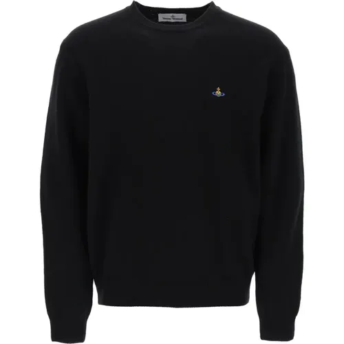 Round-neck Knitwear,Schwarzer Alex Pullover - Vivienne Westwood - Modalova