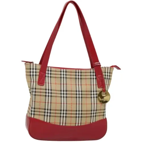 Pre-owned Canvas handbags , female, Sizes: ONE SIZE - Burberry Vintage - Modalova