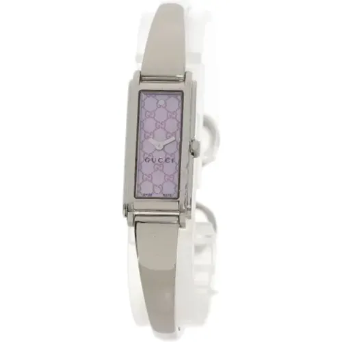 Pre-owned Watches, female, , Size: ONE SIZE Pre-owned Stainless Steel watches - Gucci Vintage - Modalova