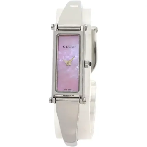 Pre-owned Stainless Steel watches , female, Sizes: ONE SIZE - Gucci Vintage - Modalova