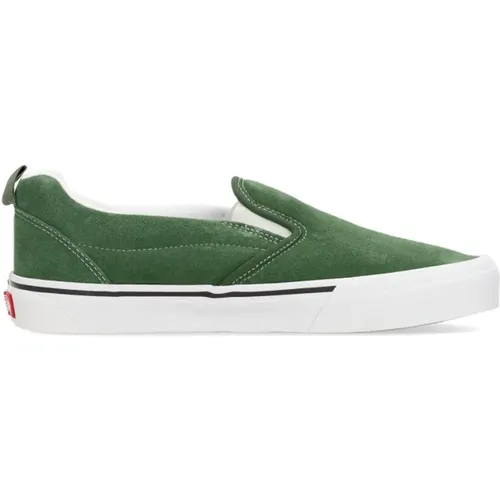 Sneakers, male, , Size: 9 US Slip-On Low Shoe with Logo - Vans - Modalova