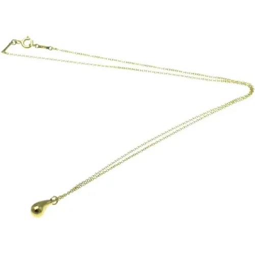 Pre-owned Jewellery, female, , Size: ONE SIZE Pre-owned Gold necklaces - Tiffany & Co. Pre-owned - Modalova