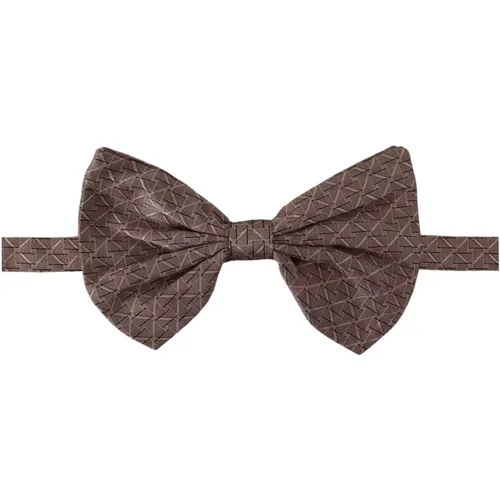 Bowties, male, , Size: ONE SIZE Silk Bow Tie - Exclusive Design - Dolce & Gabbana - Modalova