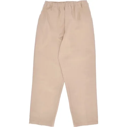 Twill Hose Lange Hosen Creme , Herren, Größe: XL - Obey - Modalova