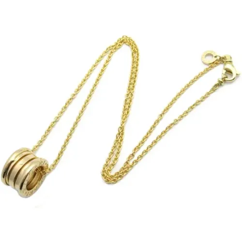 Pre-owned Jewellery, female, , Size: ONE SIZE Pre-owned Gold necklaces - Bvlgari Vintage - Modalova