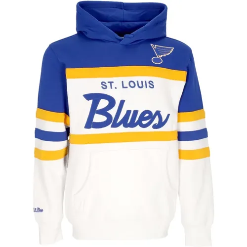 Hoodies, male, , Size: XL St. Louis Blues NHL Hoodie - Mitchell & Ness - Modalova