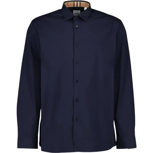 Classic Shirt with Long Sleeves , male, Sizes: S - Burberry - Modalova