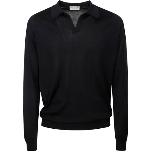 Puck SS Skipper , male, Sizes: XL, S, 2XL, M - John Smedley - Modalova